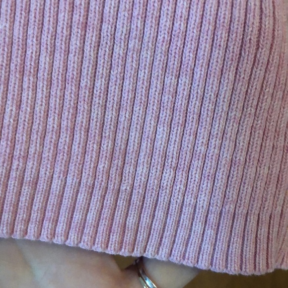 Vintage Ribbed V Neck Top 100% cotton - Picture 2 of 5